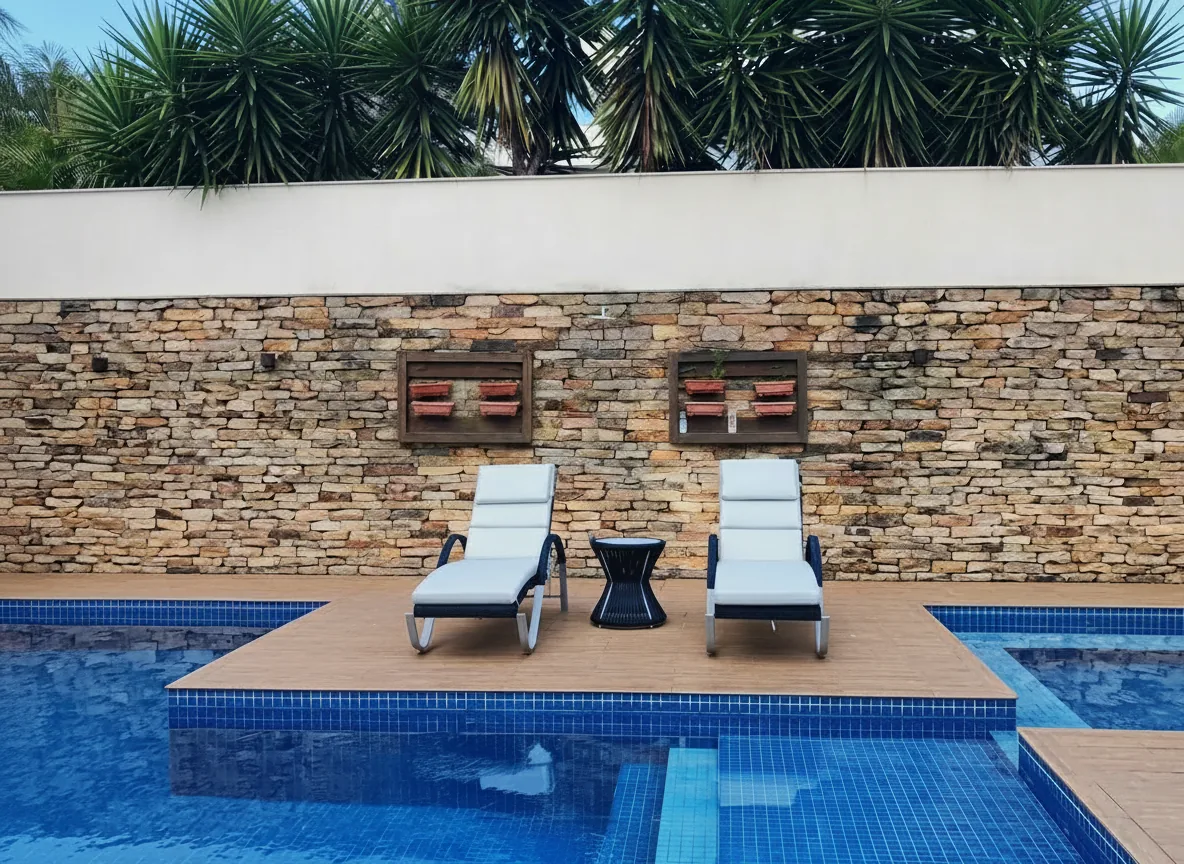 Projeto de mobiliário externo desenvolvido para arquitetos e designers